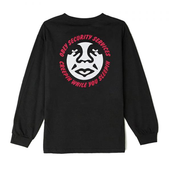 (164901610)SECURITY SERVICES LS TEE-BLK